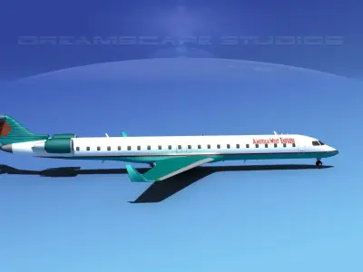 Bombardier CRJ900 America West 3D model