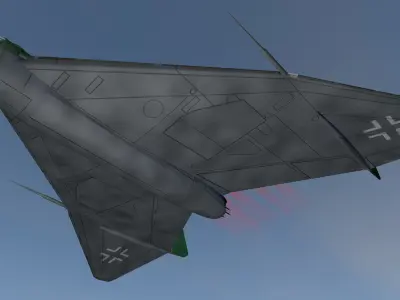 Arado E555-1 3D model