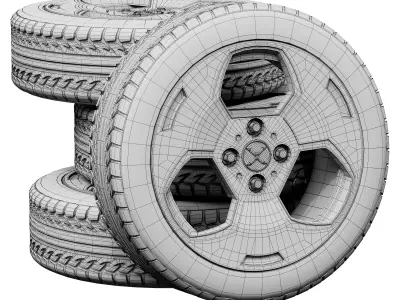 XEV wheels 3D model