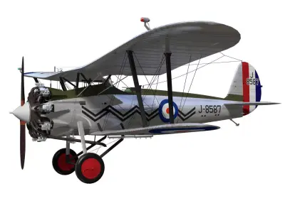 Bristol Bulldog Mk-II 3D model