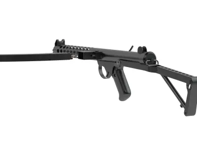 Sterling submachine gun 3D model