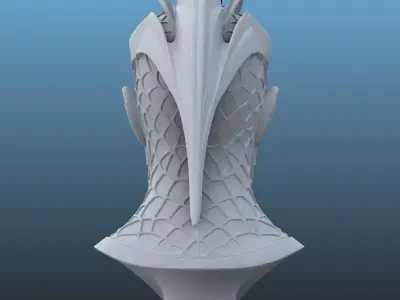 Cyber-Scout Bust PM-85 3D print model