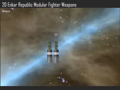 2D Enkar Republic Modular Fighter Weapons Texture