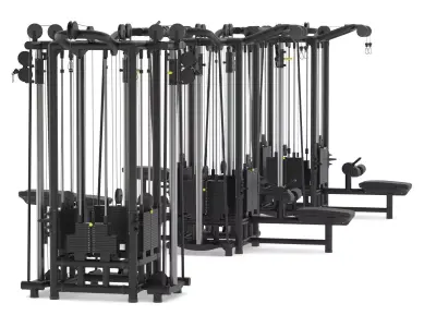 Technogym Cable Stations 12 3D model