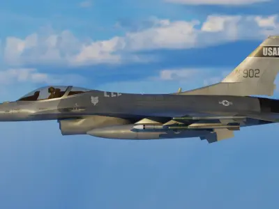 F-16 Jet Fighter Free 3D model