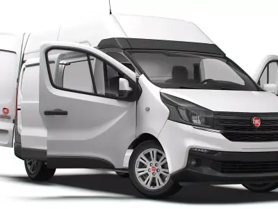 Fiat Talento Van L2H2 HQInterior 2021 3D model