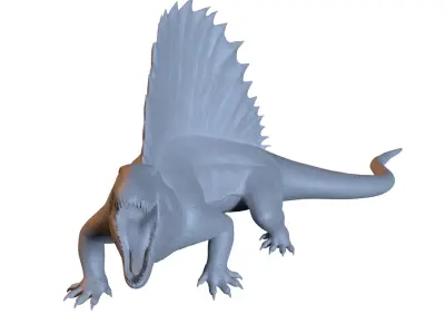 Dimetrodon 3dprint 3D print model