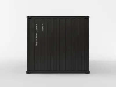 Container Black 3D model