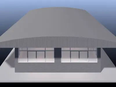 Canteen 25-54 3D model