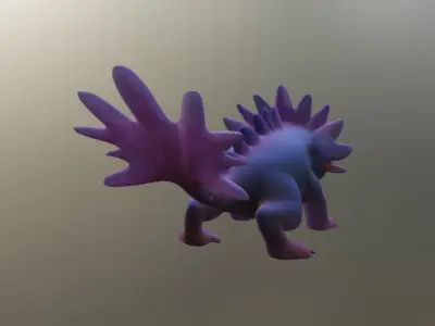 Axolotl 3D model
