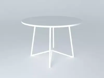 Table Round Basic Free 3D model