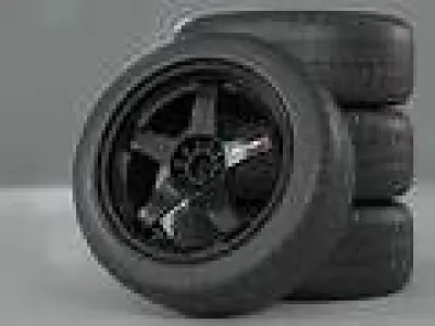 Nismo Rueda de Carrera Realistas Modelo 3D 3D model