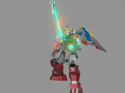 The Mecha Attacker 21 3D model