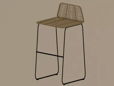 CHAIR BAR STEFANO 3D model