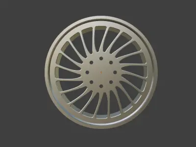 Generic Forged Wheel BF2 3D model