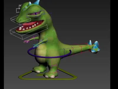 Dragon dancer 3D model