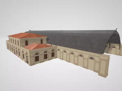 Arezzo railway station 3D model