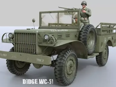 Dodge WC-51 3D model