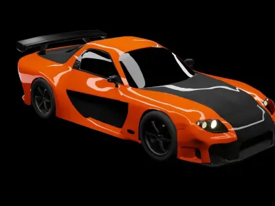 Rx7 Veilside free model Free 3D model