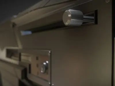 Futuristic Weapon Concept High-Poly 3D model