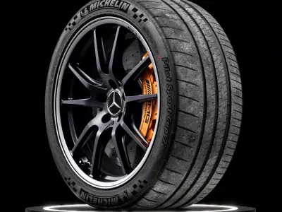 Michelin Pilot Sport Cup 2 275 35 ZR19 100Y AMG 3D model