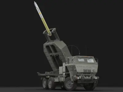 M142 HIMARS GMLRS 3D model