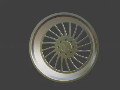 Generic Forged Wheel BF2 3D model