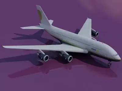 Airbus A380 Miami Air 3D model