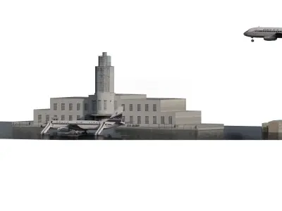 Delta Airlines Convair 880  and Douglas DC 8 11 3D model