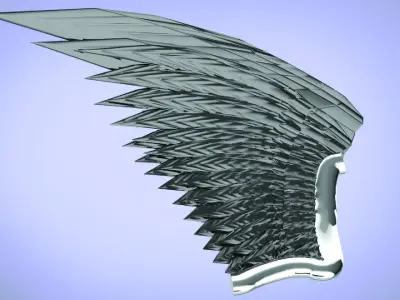 DEVILS WINGS STICK  3D model