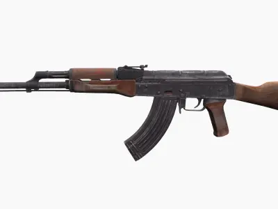 AKM 47 Low-poly 3D model