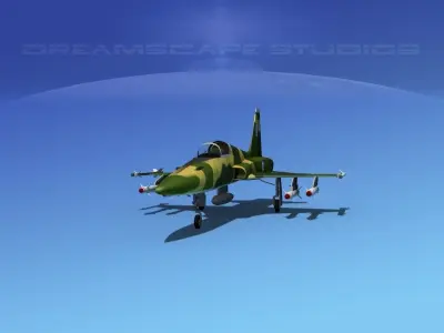 Northrop F-5E Tiger Hellenic 3D model