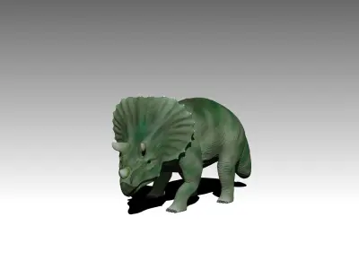 Triceratops 3D print model
