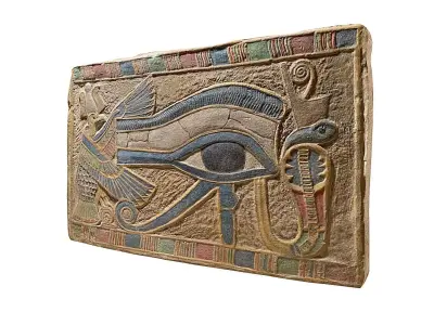 Eye of Horus - Ancient Egypt-3D Print Low-poly 3D model