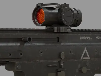 SCAR H-TPR Modular BIG Pack 3D model