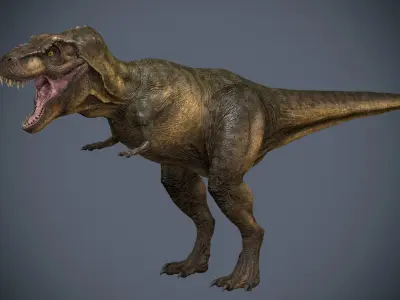 Tyrannosaurus  Rex-model Low-poly 3D model