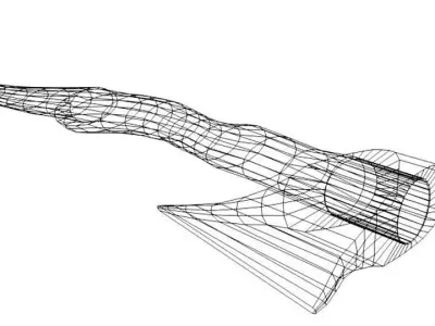 Battle Axe - Malay Kapak Kecil 3D model