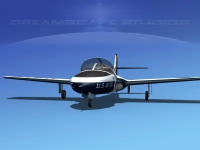 Cessna T-37 Tweetybird V02 USAF 3D model