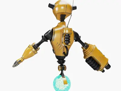 Robot Test Dummy 3D model