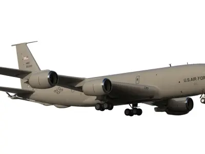 KC-135 R Stratotanker 3D model