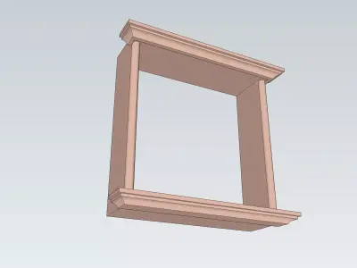 indian jodhpuri stone jharokha 3d modal Low-poly 3D model