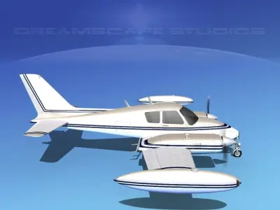 Cessna 310 V04 3D model