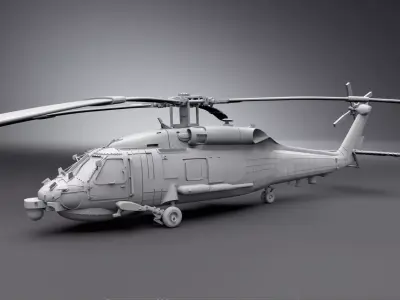 SeaHawk mini scale model 3D print model