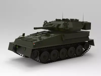 FV101 Scorpion reconnaissance vehicle 3D model