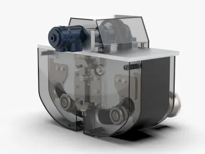Hydraulic Winding Mechanism 3D model