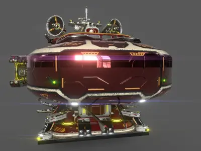 Imperial Large Command Module 3D model