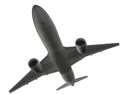 Boeing 777-200ER KLM 3D model