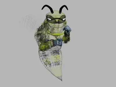 MMA bee 3D model