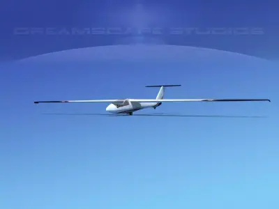 SZD-36 Cobra Glider V09 3D model