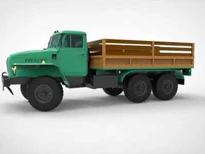 Truck Ural-4320 3D model